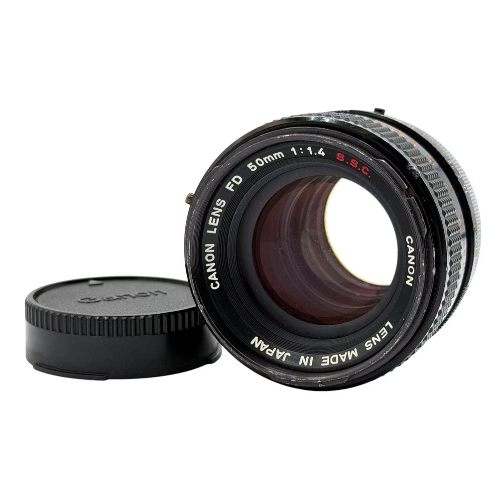 Canon FD 50mm f1.4 SSC Prime Lens Manual Focus SLR Breech Lock Made in Japan